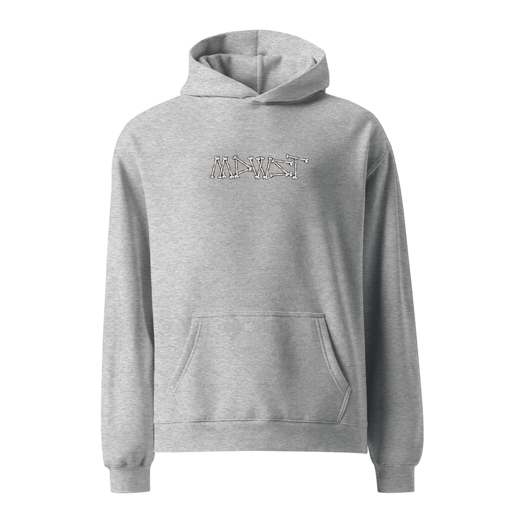 MDWST bones oversized hoodie