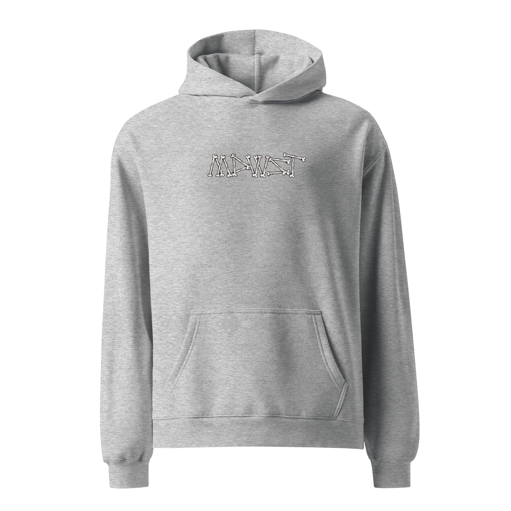 MDWST bones oversized hoodie